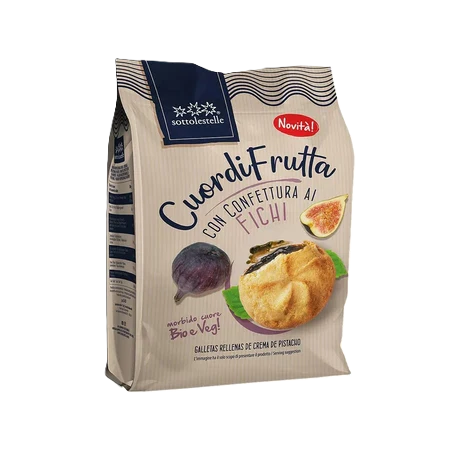 Sottolestelle 200g Bio fügelekvárral töltött keksz 
