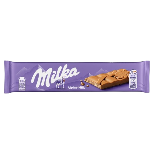 MILKA Alpesi Tejcsokoládé szelet 25g 