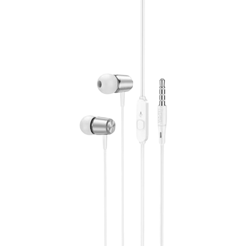 HOCO M108 SPRING VEZETÉKES HEADSET EZÜST