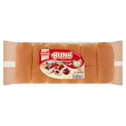Cake Mania Buns csokoládé krémmel töltött molnárka 250g