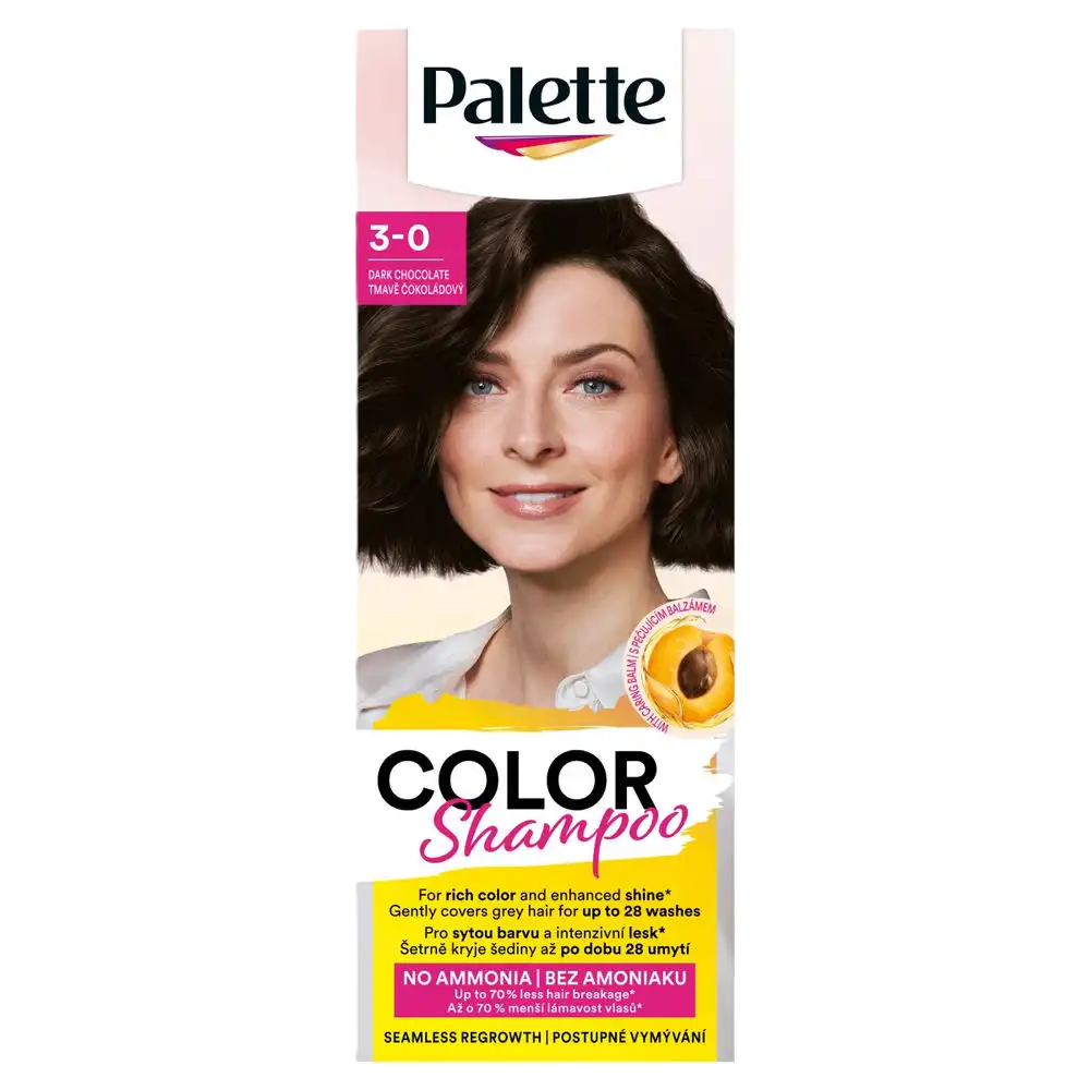 Palette Color Shampoo 3-0 sötét csokoládé