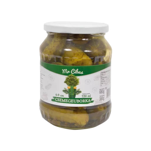 Csemegeuborka 6-9cm 720ml Mr.Cibus