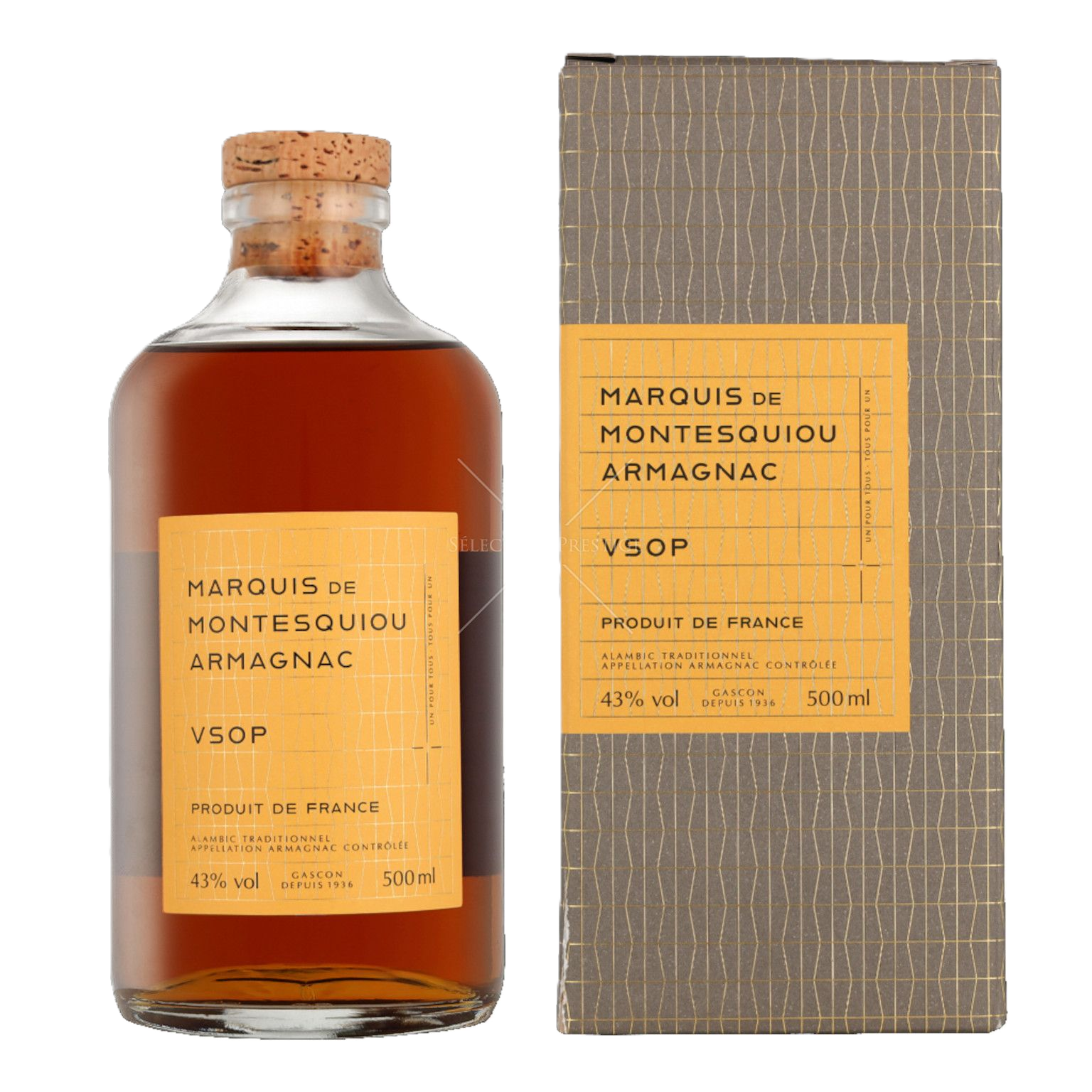 Marquis de Montesquiou VOSP Armagnac 0.5L 43%