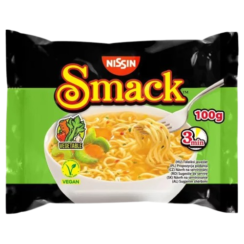 Nissin 100g smack leves zöldségleves