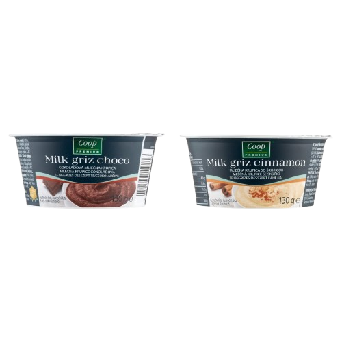 Coop Premium tejbegrízes desszert 130 g 