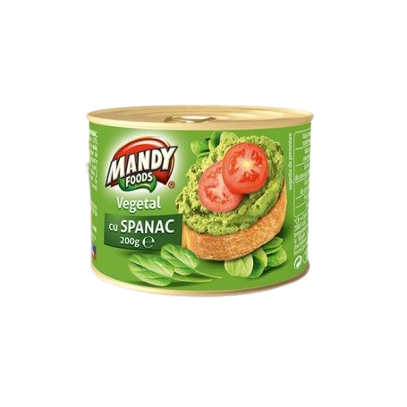 Növényi pástétom spenóttal 200g Mandy