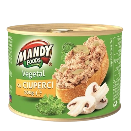 Növényi pástétom gombás 200 g Mandy