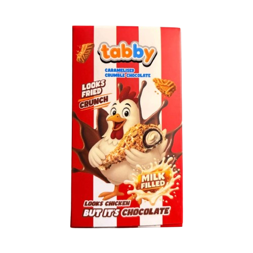 Tabby Chicken csirkecomb alakú krémmel töltött csoki 50g