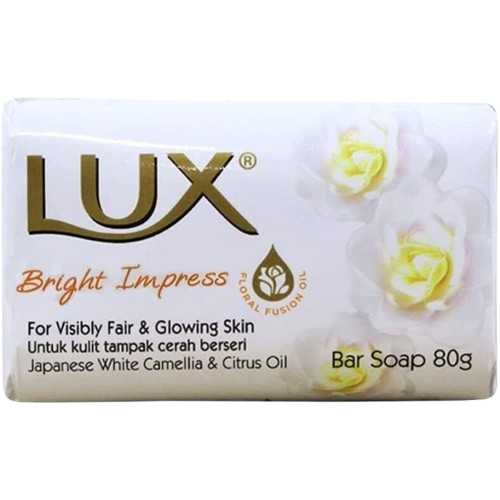 Lux Soap 3 Pack 80g Bright Impress