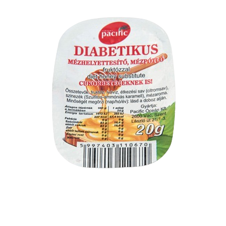 Pacific mézpótló diab. 20g