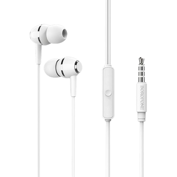 BOROFONE BM36 ACURA VEZETÉKES HEADSET FEHÉR