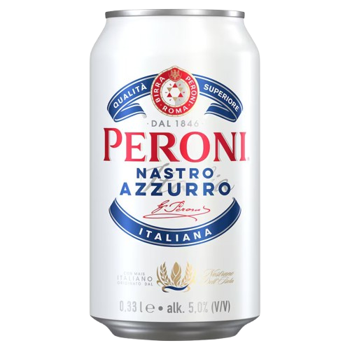 Peroni Nastro Azzurro 5% 0,33L DOB-DRS