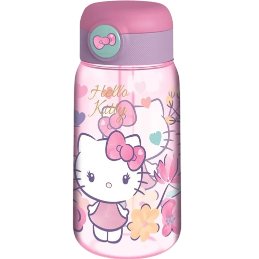 Hello kitty szívószálas kulacs
