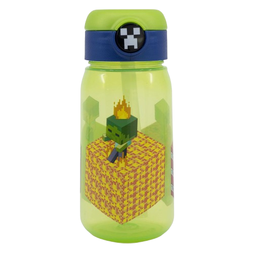 Minecraft szívószálas kulacs 