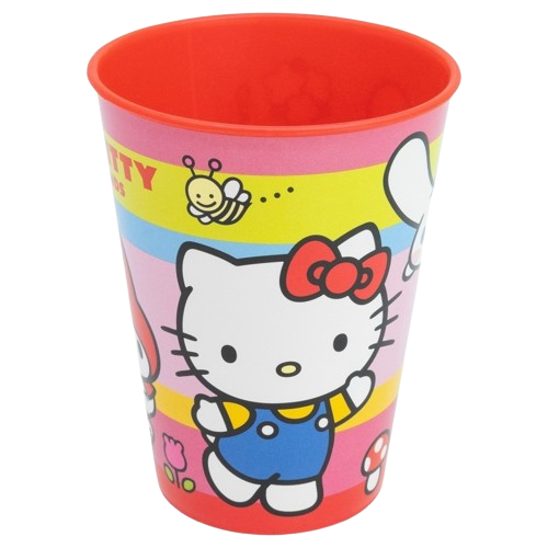 Hello kitty műanyag pohár