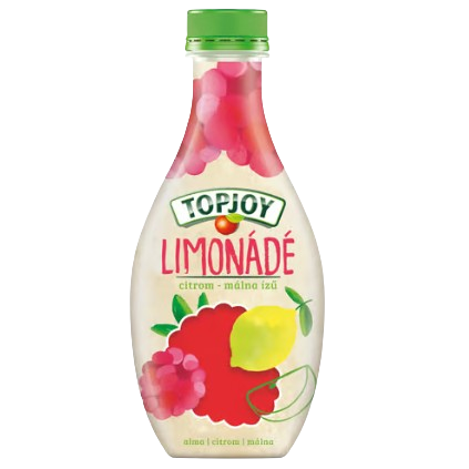 Topjoy limonádé citrom-málna 0,4L-DRS