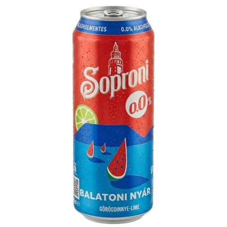 Soproni 0,0% G.dinnye-Lime 0,5l
