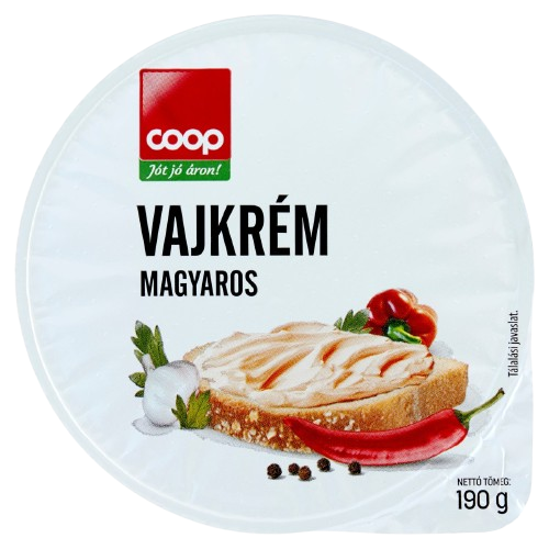 Coop vajkrém magyaros 190g