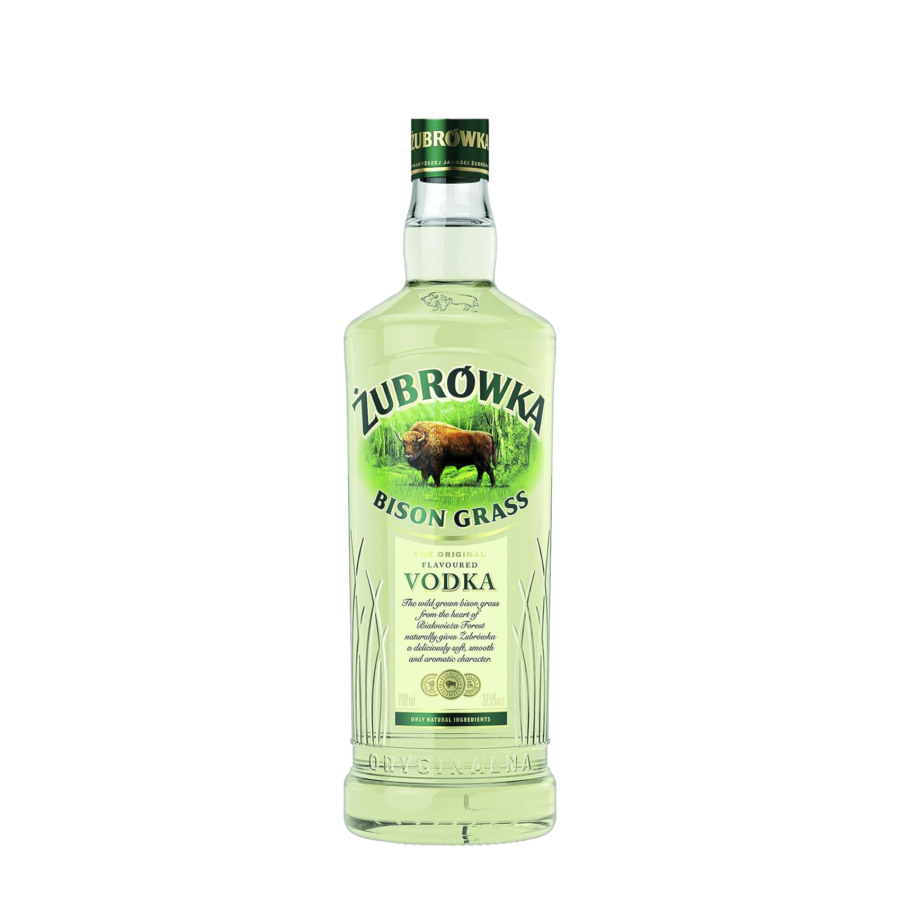 Zubrowka Bison Grass vodka 1l 37,5%-DRS