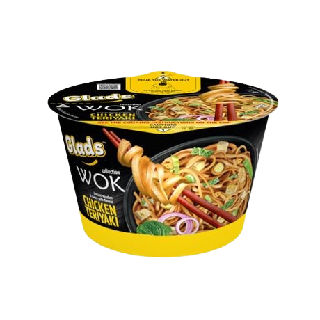 Glads wok instant tészta 95g teriyaki-csirke