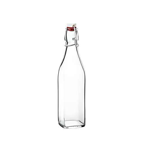 Csatos tároló üveg 1l