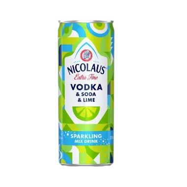 Nicolaus Vodka & Lime Soda 250ml 4, 9%