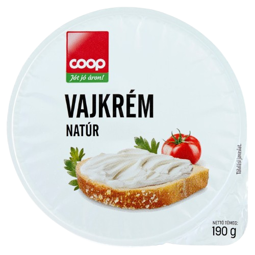 Cоор natúr vajkrém 190 g 
