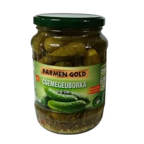 Parmen Gold Csemege Uborka 720ml 3-6cm