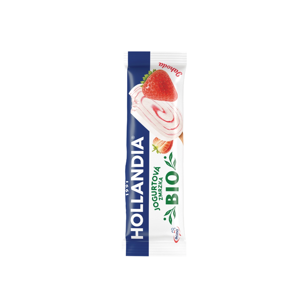 Hollandia bio jégkrém eper 85ml