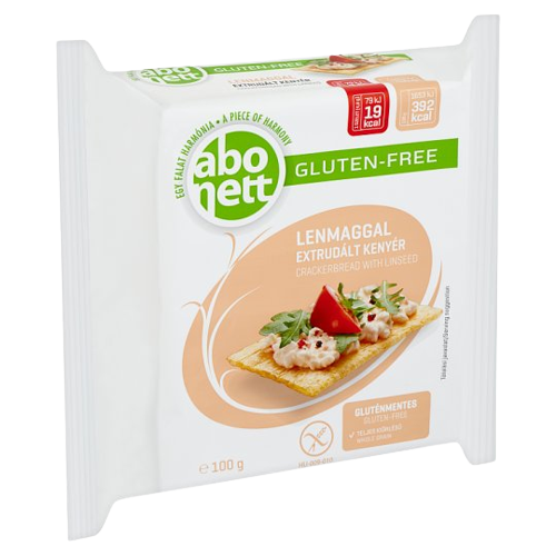 Abonett extrudált kenyér lenmaggal gluténmentes 100g