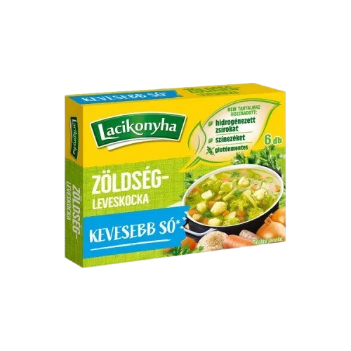 Lacikonyha Zöldségleves-kocka 60g       