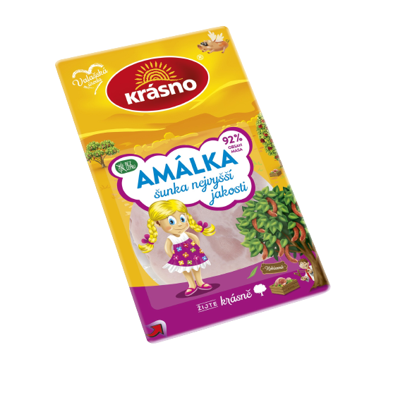 Krasno Amálka sonka szeletelt 100g      