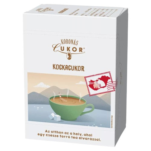 KORONÁS HÓKRISTÁLY KOCKACUKOR 500G