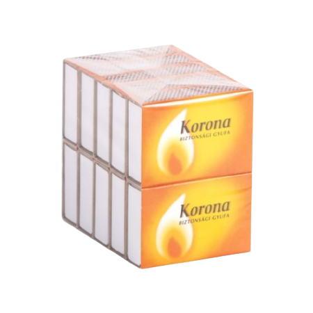 KORONA BIZTONSÁGI GYUFA 10db