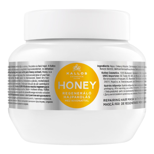 Kallos KJMN honey regeneráló hajpakolás 275ml