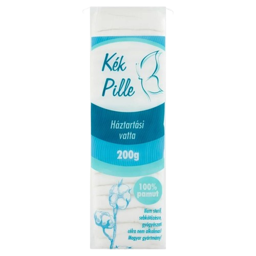 Kék Pille Vatta 100% pamut 200g