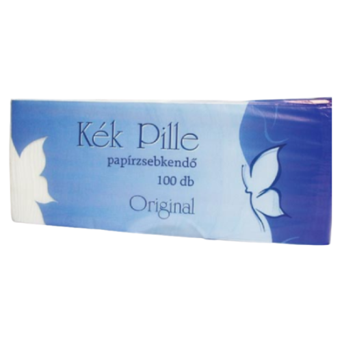 Kék pille papirzsebkendő 100db original