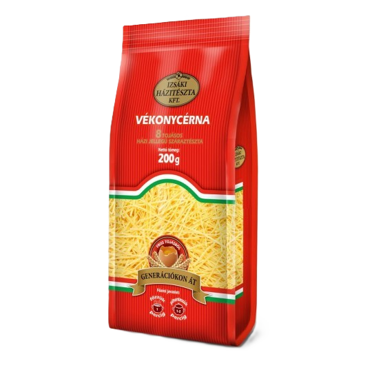 Izsáki vékonycérna 8 tojásos 200g