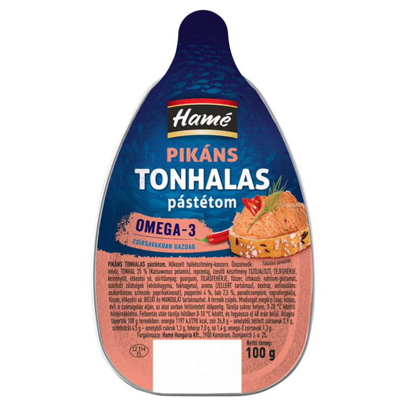 Hamé Tonhalas krém pikáns 100g          