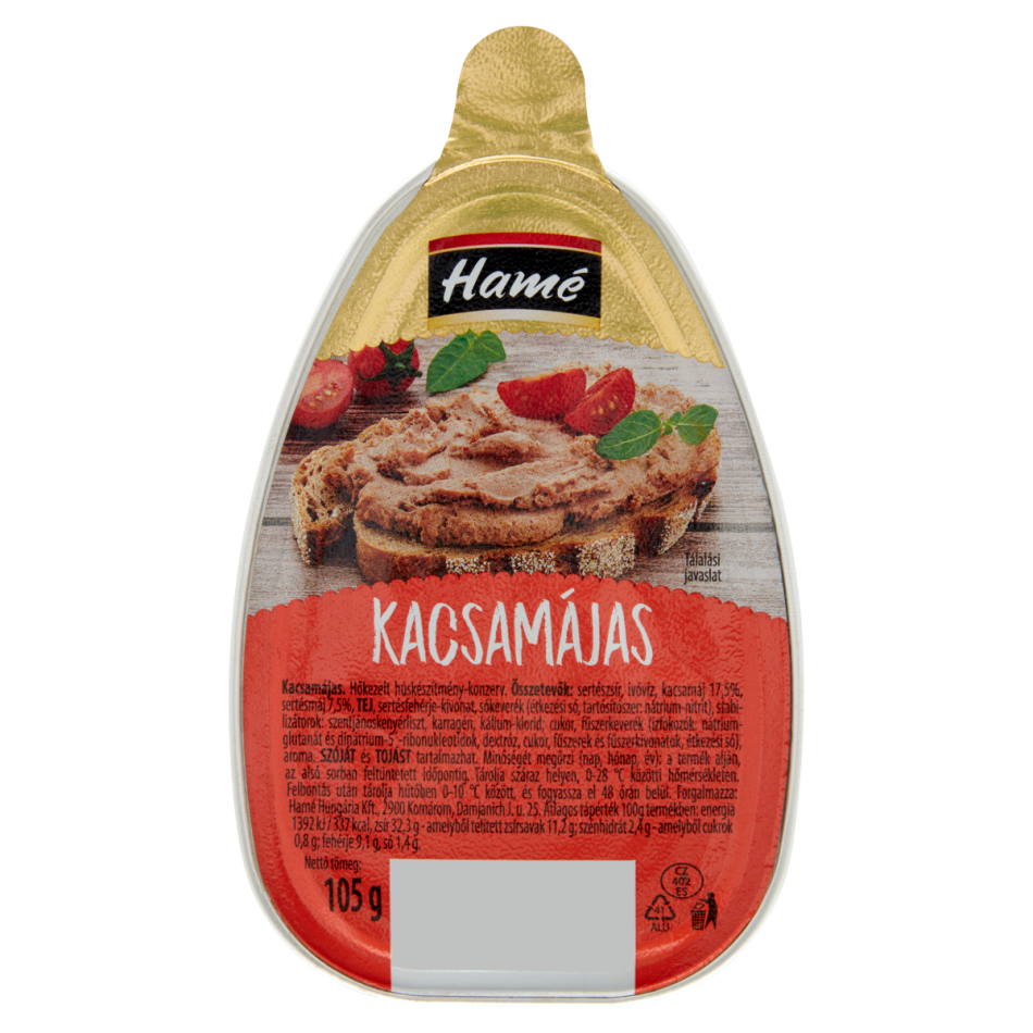 Hamé Kacsamájas 105g                    