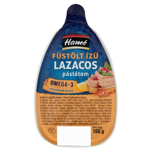 Hamé Füstölt Ízű Lazacos Pástétom 100g