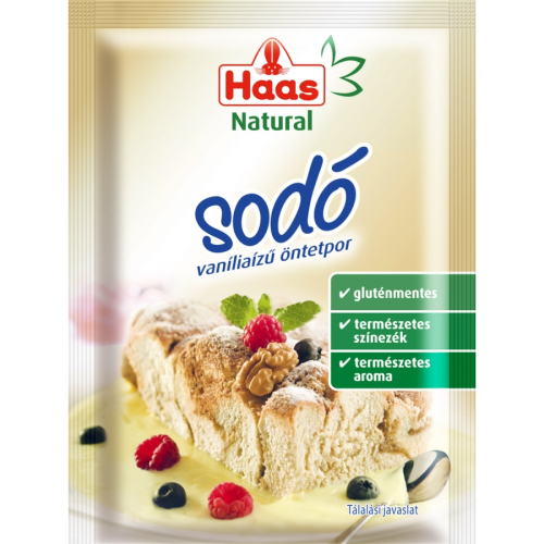 Haas sodó vanília ízű öntetpor 15g