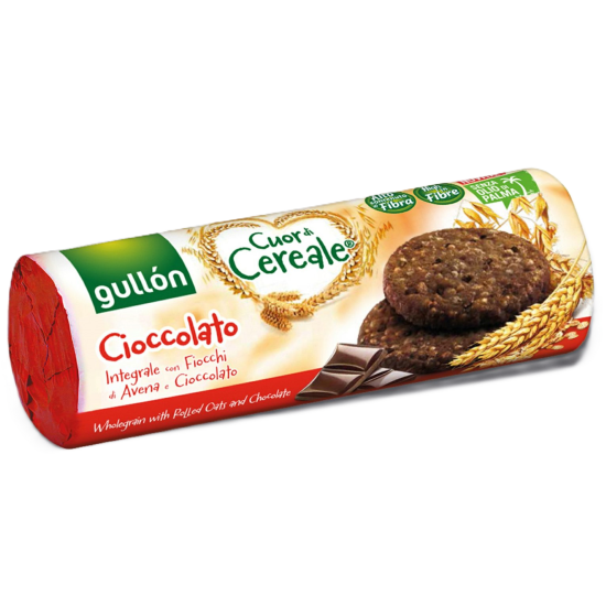 Gullón élelmi rostban gazdag gabonakeksz csokis  280g