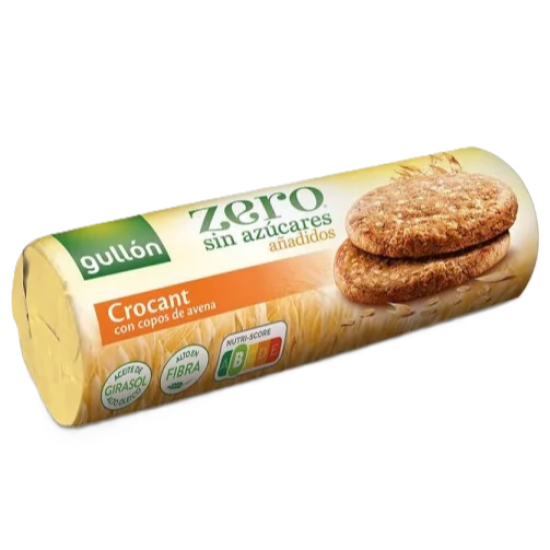 Gullon Crocant zab keksz hozzáadott cukor nélkül 280g