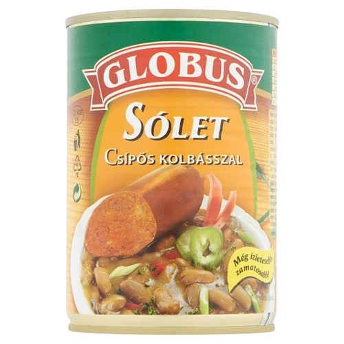 Globus Sólet csípős kolbásszal 400g