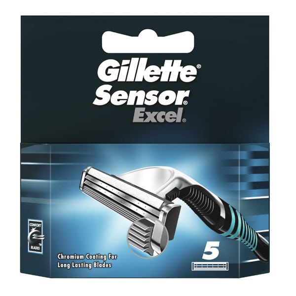 Gillette borotva pótfej sensor excel 5db