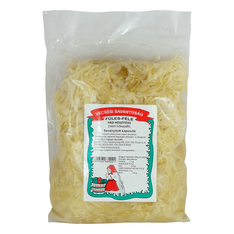 Füles savanyú káposzta kicsi 800g
