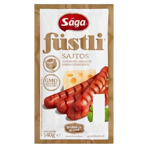 Sága Füstli virsli sajtos 140g          