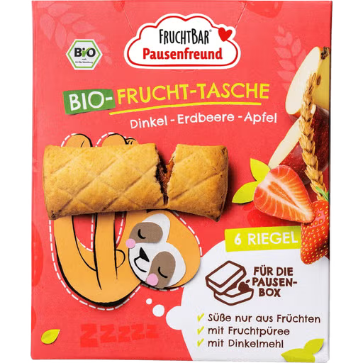 Fruchtbar Bio gyümölcsös párna eper - málna - tönköly - 132g