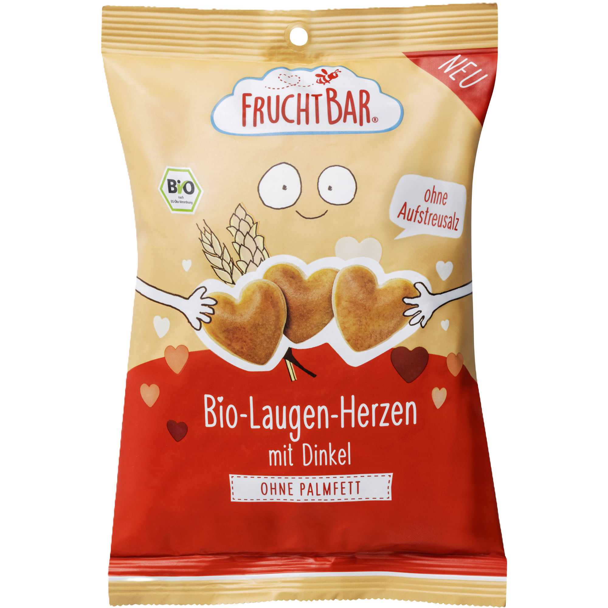 Fruchtbar bio keksz szívecskék 90g
